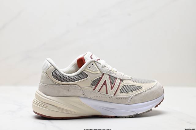公司级New Balance Nb 990系列 新百伦 复古网面 织物猪皮 低帮 休闲跑步鞋 货号:U990L06 尺码:36 37 37.5 38 38.5