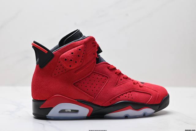 公司级Nike Air Jordan 6 耐克 防滑 高帮 Aj6代复古篮球鞋 原楦原纸板开发 原汁原味六代鞋型 进口头层皮料真标真碳 用料绝不含糊 原盒原配