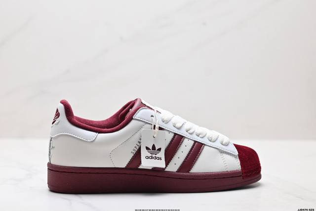 公司级Adidas Originals Superstar贝壳头系列 阿迪达斯 低帮经典百搭休闲运动板鞋 货号:Kj6981 尺码:35.5 36 36.5 3