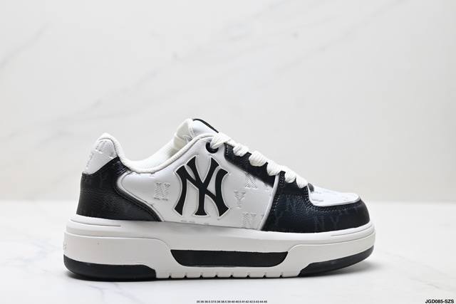 公司级Mlb Chunky Liner Denim 潮流百搭 厚底增高 牛仔舒适休闲鞋 防滑耐磨 低帮 老爹鞋 货号:3Asxs015N 尺码:35 36 36
