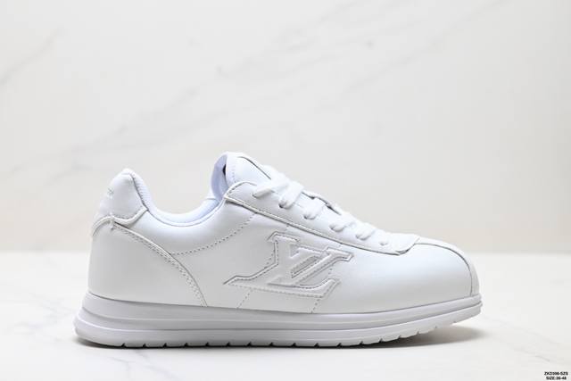 公司级Louis Vuitton X Nigo 联名款 Buttersoft Fw25 圆头系带 低帮 生活休闲鞋 尺码:36-48 Id:Zkd398-Szs