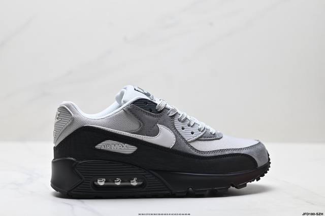 公司级Nike Air Max 90 初代复古气垫百搭休闲运动慢跑鞋复古小气垫史上第一双可视气垫跑鞋 凭借着 Air Max 气垫带来的舒适脚感和鞋面面料上的不