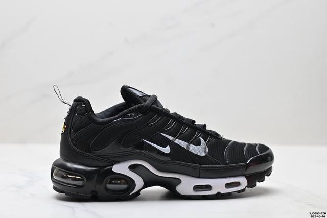 真标Nike Air Max Plus 耐克 轻便缓震 耐磨大气垫系列 跑鞋 全新的鞋面材质搭配Tpu波浪纹理与内靴设计 打造如袜子般的贴合支撑体验 带来更加舒