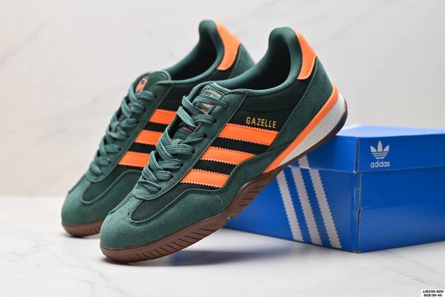 真标Adidas Originals Gazelle Sala 阿迪达斯 舒适柔软 耐磨 低帮 生活休闲鞋 货号:Jr3839 尺码:36-45 Id:Jjd
