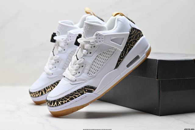 公司级Nike Air Jordan Spizike Low 耐克 舒适百搭 防滑耐磨 低帮 复古篮球鞋 完美鞋型打造 内原厂气垫 全新设计立体压纹原盒包装 货