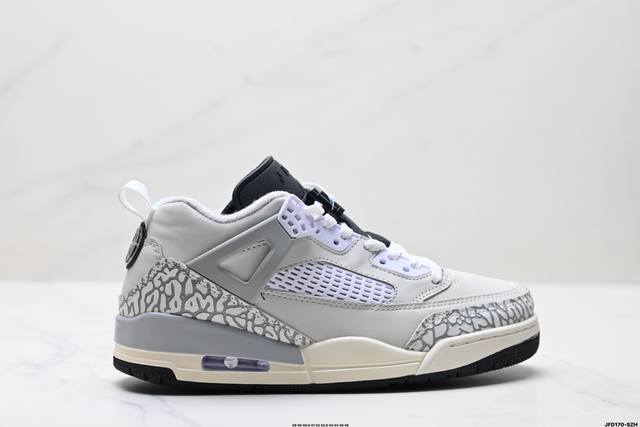 公司级Nike Air Jordan Spizike Low 耐克 舒适百搭 防滑耐磨 低帮 复古篮球鞋 完美鞋型打造 内原厂气垫 全新设计立体压纹原盒包装 货