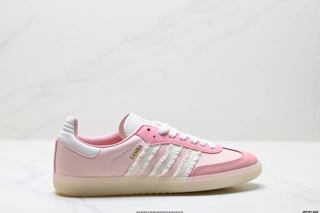 公司级Adidas Originals Samba Og 阿迪达斯三叶草 桑巴舞系列绅士德训足球风百搭低帮休闲运动板鞋 货号:Jr8830 尺码:35.5 36