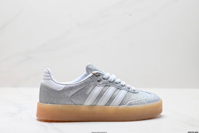 公司级Adidas Originals Samba Xlg 桑巴舞系列 阿迪达斯 三叶草 绅士德训足球风百搭低帮休闲运动板鞋 货号:Ji1348 尺码:36 3