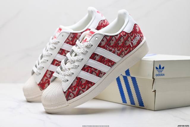 公司级Adidas Originals Superstar 阿迪达斯 三叶草 贝壳头’Diy’系列低帮经典百搭休闲运动板鞋 货号:Xs0012 尺码:36 36