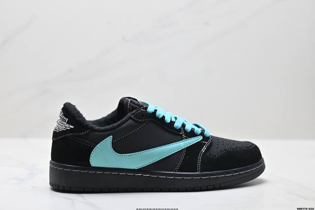 真标Nike Air Jordan 1 X Travis Scott Aj1倒勾 乔一倒钩 耐克 低帮文化篮球鞋 货号:Dm7866-001 尺码:36 36.