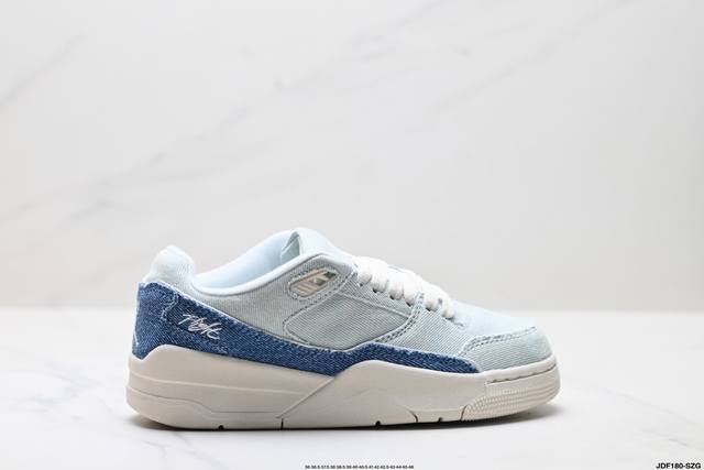真标Who Decides War X Nike Jordan Flight Court Ate 搭防滑耐磨 低帮 耐克复古篮球鞋 货号:Lb4414-100