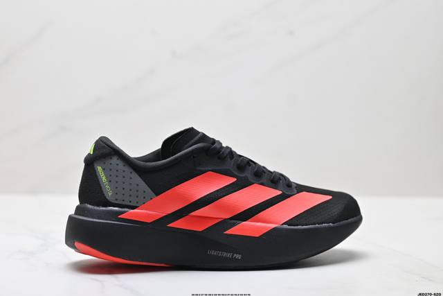 公司级Adidas Adizero Evo Sl 阿迪达斯 舒适百搭防滑耐磨 低帮 休闲跑步鞋 货号:Jr3414 尺码:36 36.5 37 38 38.5