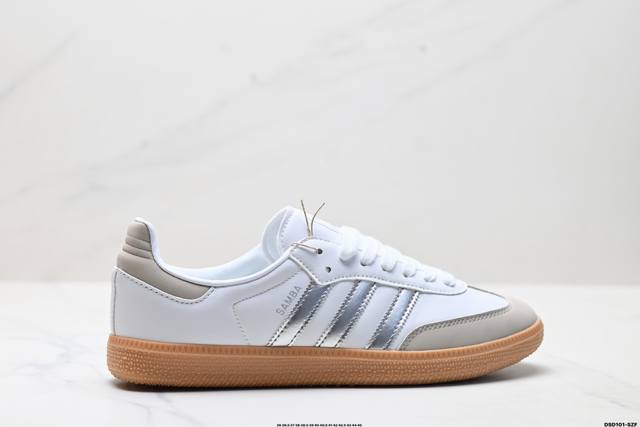 真标Adidas Originals Samba 阿迪达斯 桑巴舞系列绅士德训足球风百搭休闲运动板鞋 贷号:Ji2725 尺码:36 36.5 37 38 38