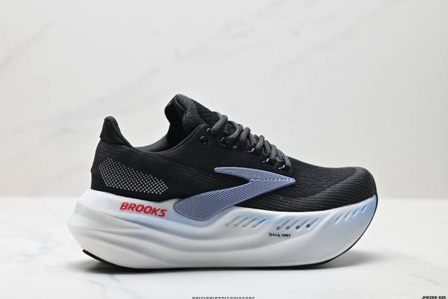 公司级Brooks 布鲁克斯Glycerin Max 超级甘油 厚底马拉松缓震跑鞋 该鞋以厚实的中底和高分子注氮技术为特点 提供极致的缓震性能 鞋面柔软厚实 具