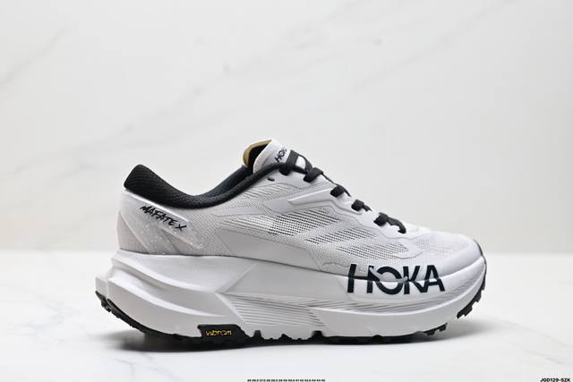 公司级Hoka One One M Mafate X 时尚舒适 织物减震防滑支撑低帮 越野跑步鞋 货号:1161993 尺码:36 36.5 37.5 38 3