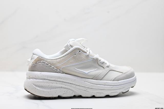 公司级Hoka One One Bondi B3 复古舒适防滑耐磨 低帮 山地户外跑步鞋 货号:1162131 尺码:36 36.5 37.5 38 38.5
