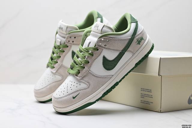 真标耐克Nike Dunk Low 扣篮系列 复古低帮休闲运动滑板板鞋 货号:Dq1089-340 尺码:36-45 Id:Jzd538-Szk