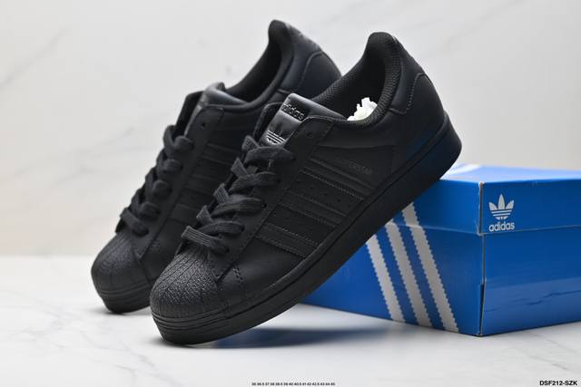 真标阿迪达斯Adidas三叶草 Originals Superstar贝壳头系列低帮经典百搭休闲运动板鞋 货号:Gy5986 尺码:36 36.5 37 38