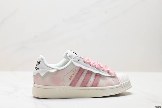 真标阿迪达斯Adidas三叶草 Originals Superstar 贝壳头系列低帮经典百搭休闲运动板鞋 货号:R83896 尺码:36-39 Id:Dsd