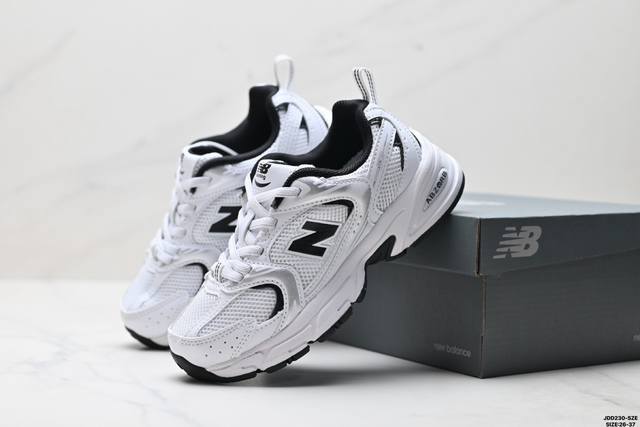 童鞋New Balance Mr530系列 新百伦 复古网布跑步休闲运动鞋 货号:Mr530Sg 尺码:26-37 Id:Jdd -Sze