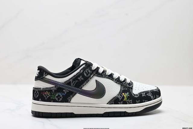 公司级Nike Dunk Low Retro ‘Diy高端定制’耐克 低帮休闲运动板鞋 原装头层材料 用料绝不含糊 独家版型蒸餾加工帶來的是更好的视觉和脚感体验