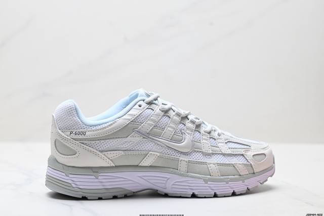 真标Nike P-6000 Initiator Running 耐克Ins 超火复古老爹跑鞋 耐克老爹鞋 官方货号:Fv6606-101 尺码:36 36.5