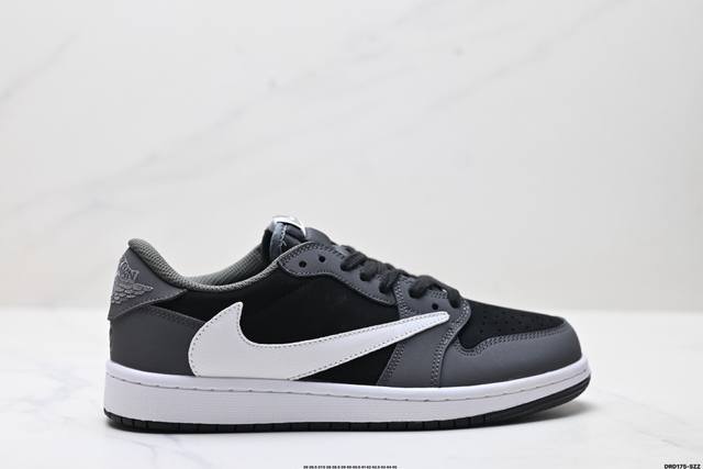 真标Nike Air Jordan 1 X Travis Scott Aj1倒勾 乔一倒钩 耐克 低帮文化篮球鞋 货号:Cq4277-002 尺码:36 36.