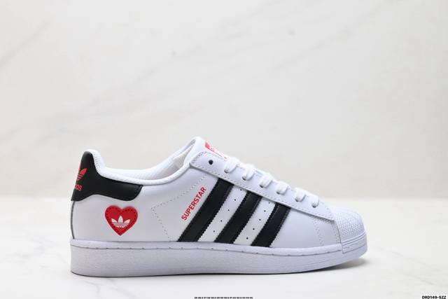 真标Adidas Originals Superstar 贝壳头系列 阿迪达斯 三叶草 低帮经典百搭休闲运动板鞋 货号:Fz1807 尺码:36 36.5 37
