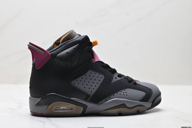 公司级Nike Air Jordan 6 耐克 防滑 高帮 Aj6代复古篮球鞋 原楦原纸板开发 原汁原味六代鞋型 进口头层皮料真标真碳 用料绝不含糊 原盒原配