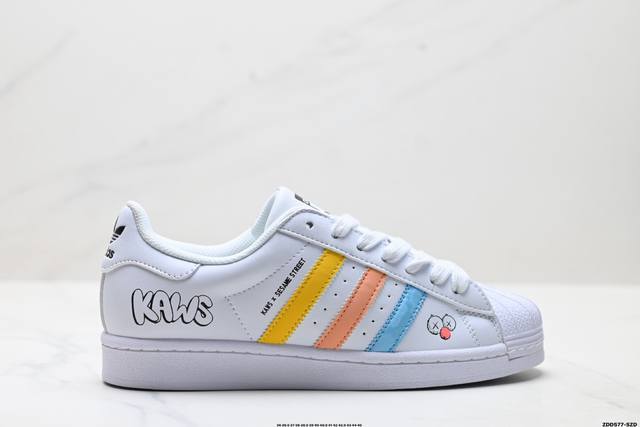公司级Adidas Originals Superstar 阿迪达斯 三叶草 贝壳头’Diy’系列低帮经典百搭休闲运动板鞋 原装头层材料 用料绝不含糊 独家版型