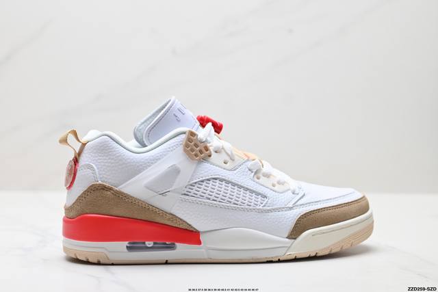 公司级Nike Air Jordan Spizike Low舒适百搭 防滑耐磨 低帮 复古篮球鞋 完美鞋型打造 内原厂气垫 全新设计立体压纹原盒包装 货号:Fq