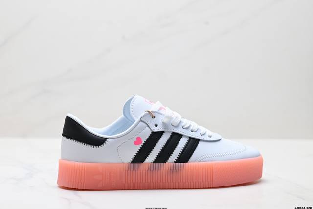 公司级Adidas Originals Sambarose 阿迪达斯 防滑减震 低帮 板鞋 货号:Aq1134 尺码:36 36.5 37 38 38.5 39