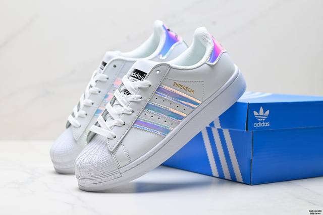 真标阿迪达斯Adidas三叶草 Originals Superstar贝壳头系列低帮经典百搭休闲运动板鞋 货号:R83896 Id:Dgd -Sz D