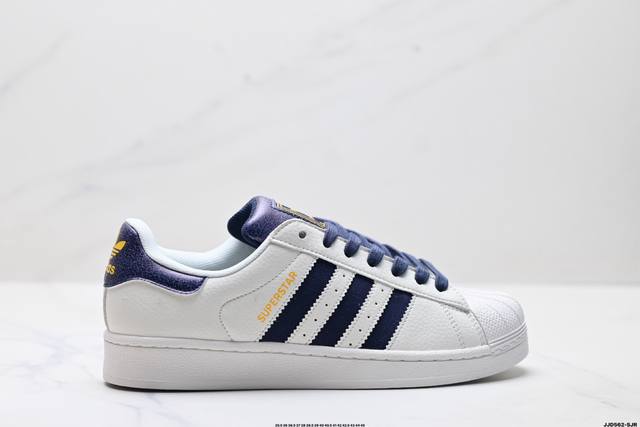 公司级Adidas Originals Superstar贝壳头系列 阿迪达斯 低帮经典百搭休闲运动板鞋 货号:Jr6989 尺码:36 36.5 37 38