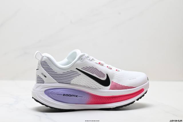 真标Nike Vomero 18 耐克 舒适减震防滑 低帮跑步鞋 全掌Reactx泡绵中底 前掌和后跟还配备了Air Zoom气垫单元 据说跑起来更快更舒适哦