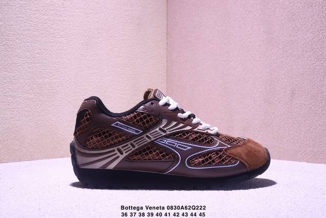 Bottega Veneta葆蝶家 Orbit 圆头系带 低帮 生活休闲鞋 男女款 灰色 Xm0830Q222