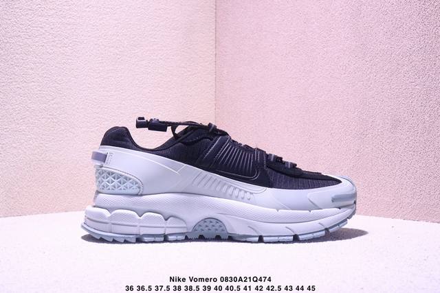 耐克Nike Zoom Vomero Roam 马拉松复古跑五代休闲运动慢跑鞋采用环保纤维革饰片组合网眼布鞋面材质 升级正确后跟Tpu加固 耐弯折热塑框架支撑鞋