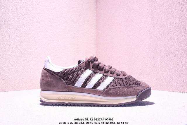 公司级Adidas Sl 72 Og 阿迪达斯 三叶草复古休闲跑步鞋休闲运动鞋 Xm0827Q405