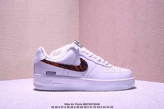 耐克Nike Air Force 1 Low 空军一号低帮百搭休闲运动板鞋 柔软、弹性十足的缓震性能和出色的中底设计，横跨复古与现代的外型结合，造就出风靡全球三