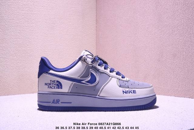 耐克 Nike Air Force 1 ’07 空军一号低帮百搭休闲运动板鞋。柔软、弹性十足的缓震性能和出色的中底设计，横跨复古与现代的外型结合，造就出风靡全球