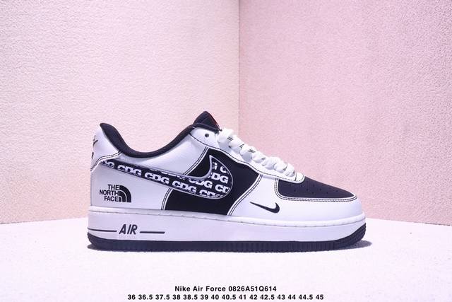 高端定制Nike Air Force 1 '07 Low Off-White联名 奶白黑钩 高端定制 低帮休闲板鞋 定制鞋盒 大厂纯原品质出货 超高清洁度 皮料