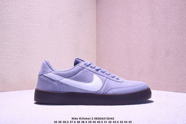 真标Nike Killshot 2 耐克 复古舒适 防滑轻便 低帮 板鞋 货号:432997-121 尺码:36-45 Xm0826Q442