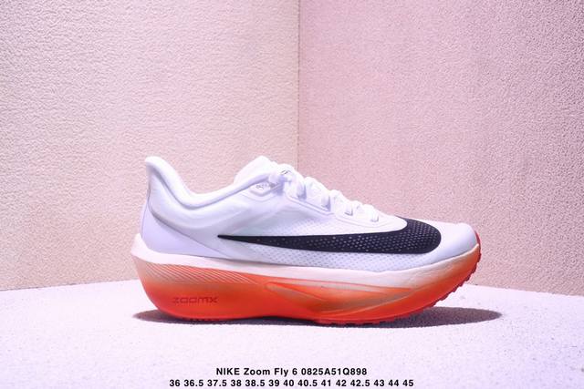公司级Nk Zoomx Invincible Run Flyknit Fk6 Zoom Fly 6轻量飞织低帮休闲运动慢跑鞋 此鞋专为长跑运动员而生 是为5至1