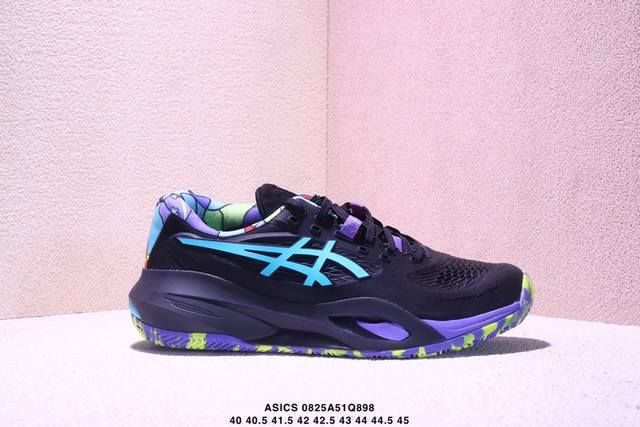 公司级Asics Gel-Resolution X 亚瑟士 专业网球鞋 没有鞋骨的设计 这是一种创新技术 它让脚底在每一次着地时都能感受到柔软而充足的缓冲 就像