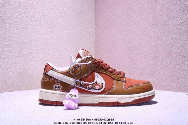 海外爆款限量发售！Nike Sb Dunk Low“ 朱砂拉布布” 周年高端定制 低帮休闲板鞋 定制鞋盒 大厂纯原品质出货 超高清洁度 皮料切割干净无任何毛边
