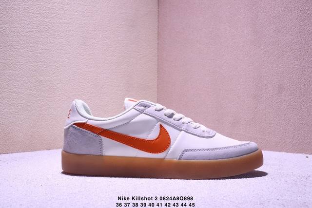 真标Nike Killshot 2 耐克 复古舒适 防滑轻便 低帮 板鞋 货号:432997-121 尺码:36-45 Xm0824Q898
