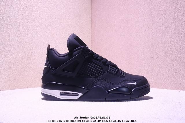 公司级Air Jordan Aj4 Retro 原厂独立模具开发 纯正4代正确鞋型 原厂定制头层压纹皮料 原厂鞋楦打造市面最高工艺 内置原厂气垫 立体高频 四线