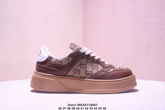公司级36-46 古奇 Gucci 迪奥 潮牌 经典小白鞋 休闲潮流板鞋 时尚板鞋 Xm0822Q657