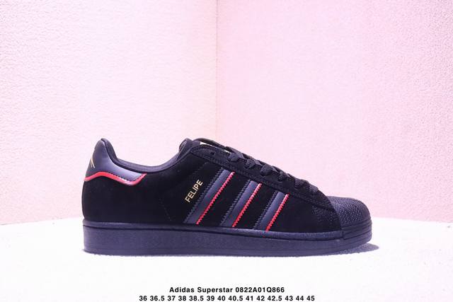 阿迪达斯 三叶草Adidas Originals Superstar 经典贝壳头系列低帮百搭休闲运动板鞋 货号： Jr7831 尺码：35 36 36.5 37
