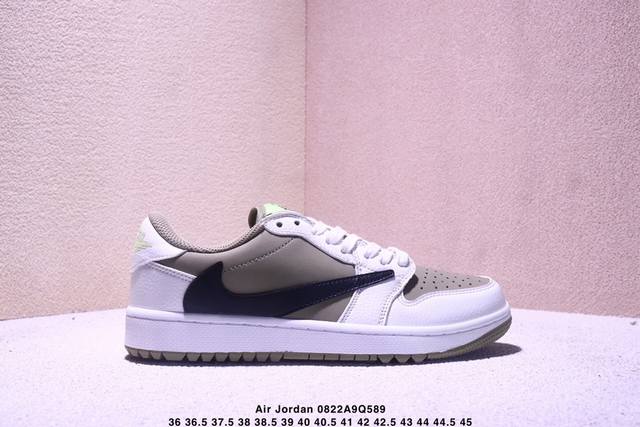 Travis Scott X Air Jordan Aj1 Low Golf Olive Ts联名倒钩6.0高尔夫低帮 橄榄绿 Fz3124-200 毫无疑问市